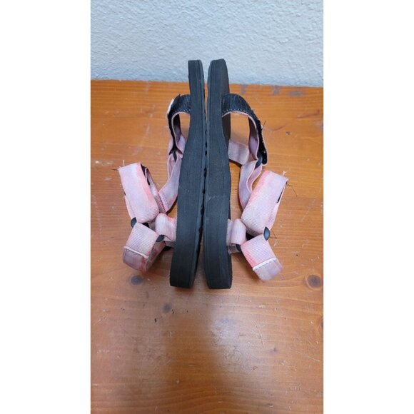 Teva Kids Pink & Black Outdoor Sandals Size 5 - Picture 6 of 8